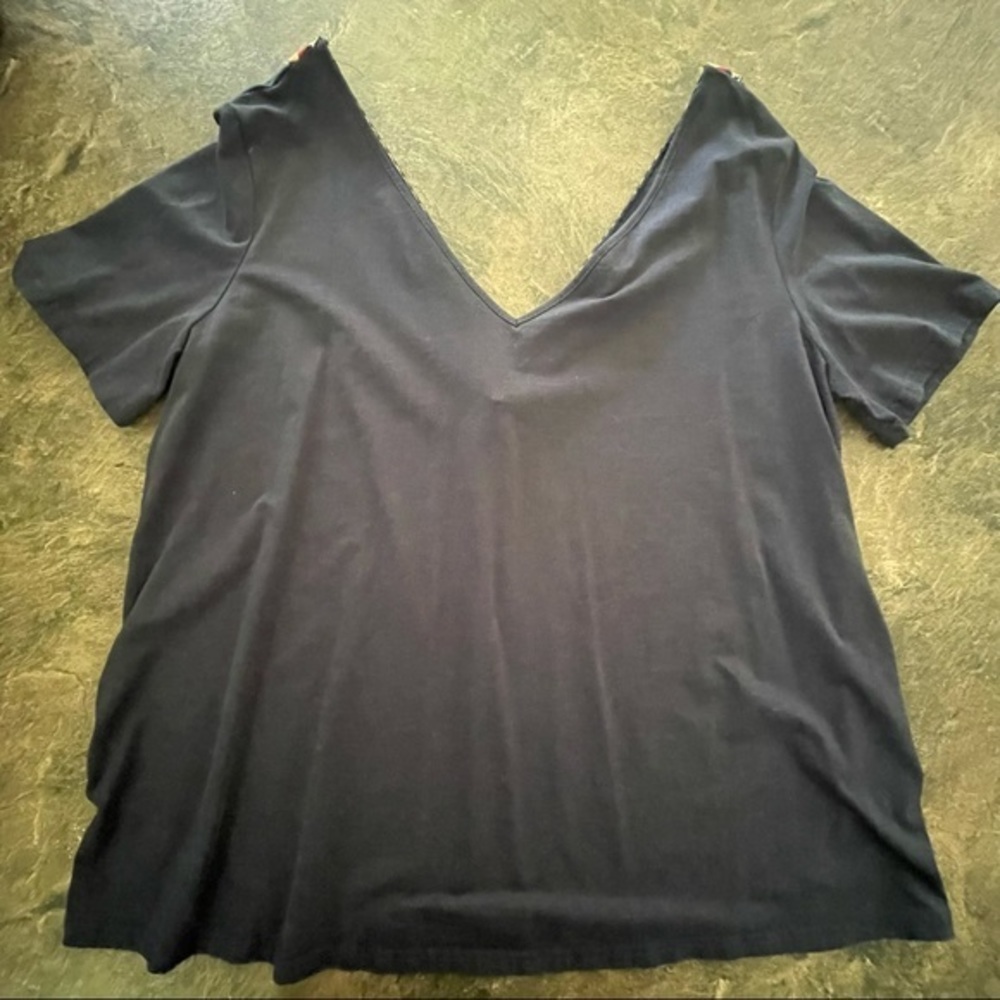 Embroidered Back Maternity Top - Picture 2 of 7